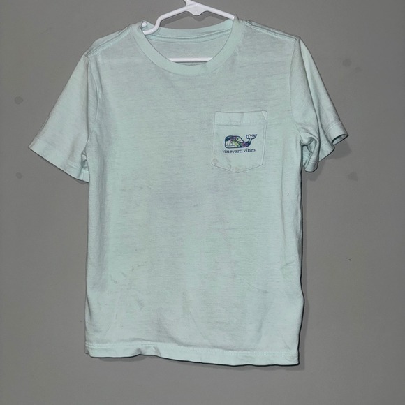 Vineyard Vines Other - Vineyard Vines Kids Light Blue Whale Graphic Pocket T-Shirt Size 6 Short Sleeve